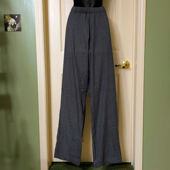 American Tall Pajama Pants Gray Wide Leg Drawstring Lounge Wear Size Large Tall - Picture 11 of 12